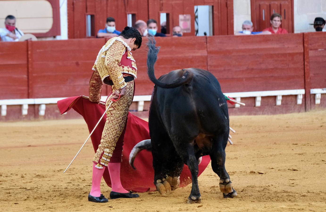 Pablo Aguado y José  María Manzanares,  en el mano a mano de El Puerto de Santa María