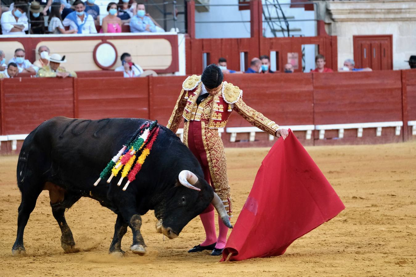 Pablo Aguado y José  María Manzanares,  en el mano a mano de El Puerto de Santa María