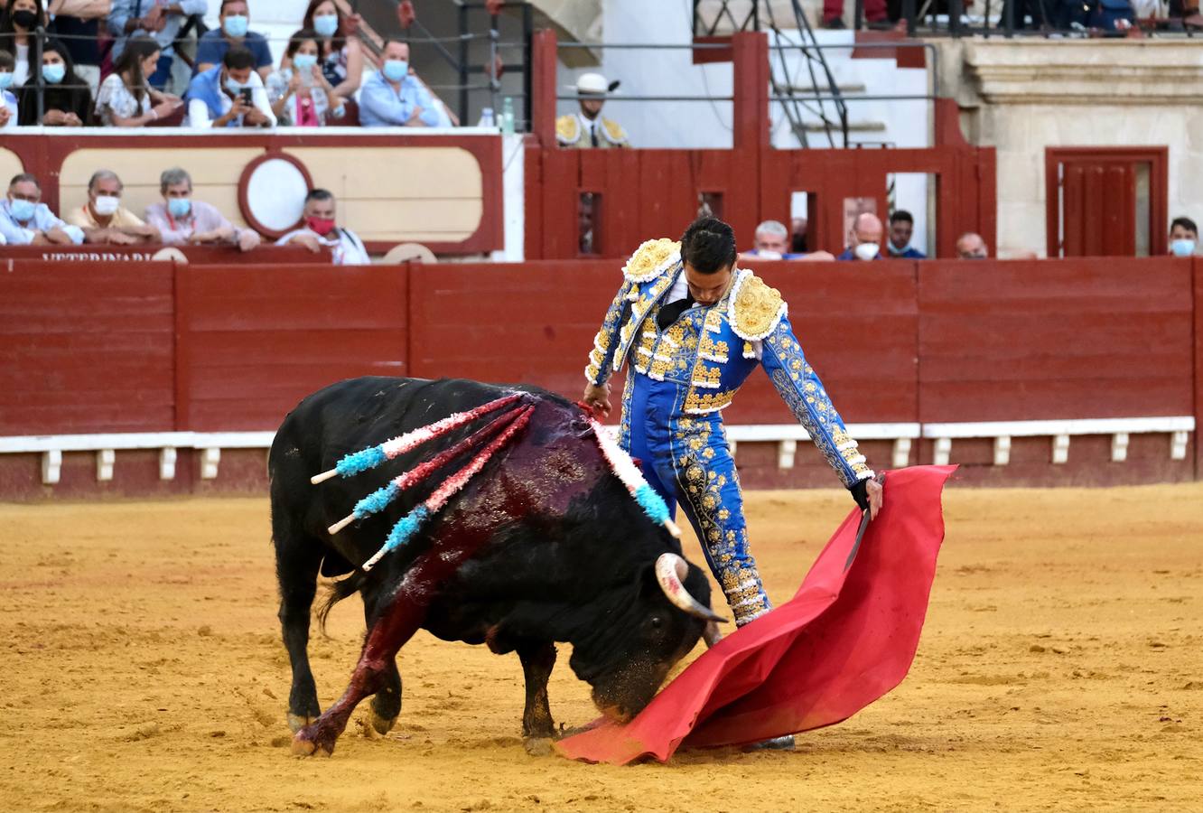 Pablo Aguado y José  María Manzanares,  en el mano a mano de El Puerto de Santa María