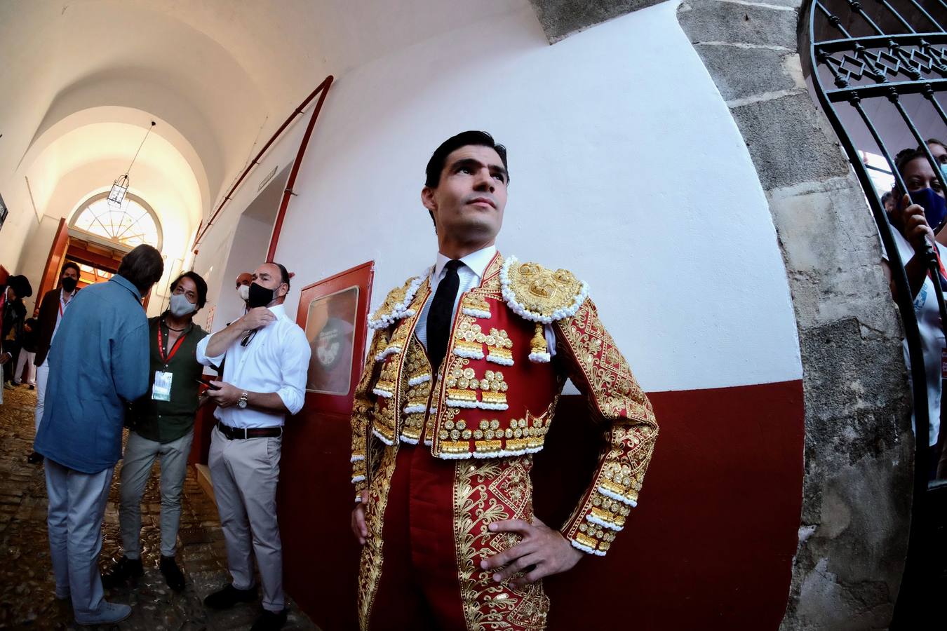 Pablo Aguado y José  María Manzanares,  en el mano a mano de El Puerto de Santa María