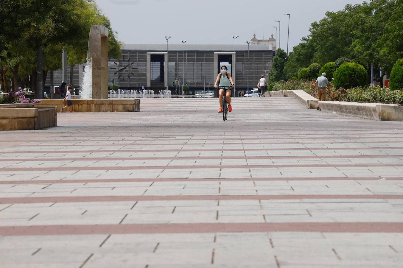 En imágenes, Córdoba se prepara para la gran ola de calor del verano