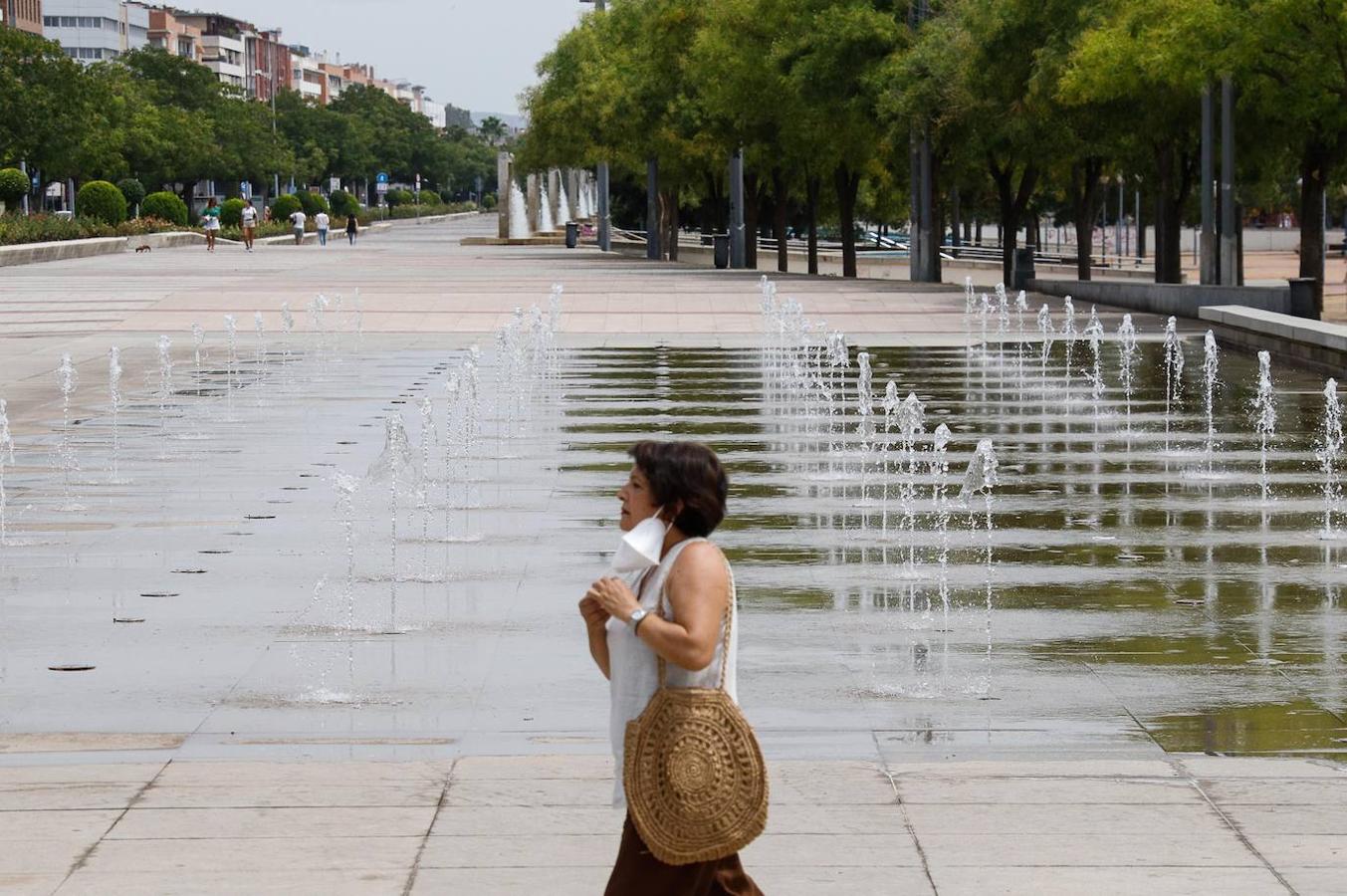 En imágenes, Córdoba se prepara para la gran ola de calor del verano