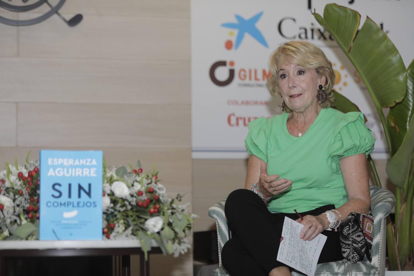 FOTOS: Esperanza Aguirre en el Aula de Cultura de El Buzo, en El Puerto