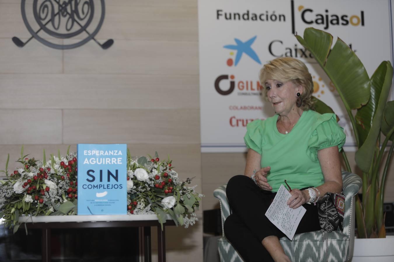 FOTOS: Esperanza Aguirre en el Aula de Cultura de El Buzo, en El Puerto