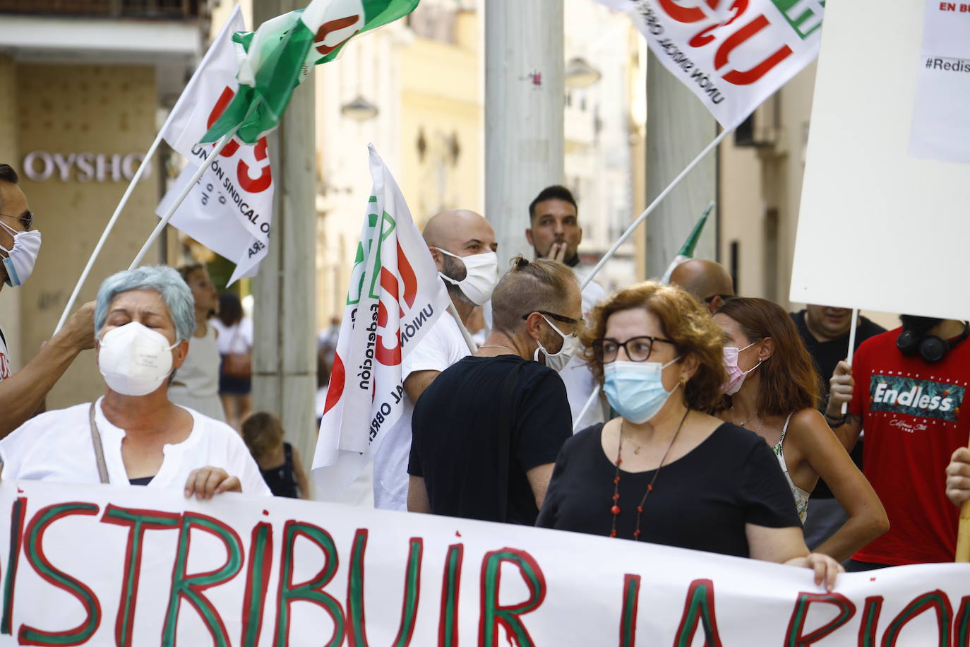 La protesta de los trabajadores de Emergia en Córdoba, en imágenes