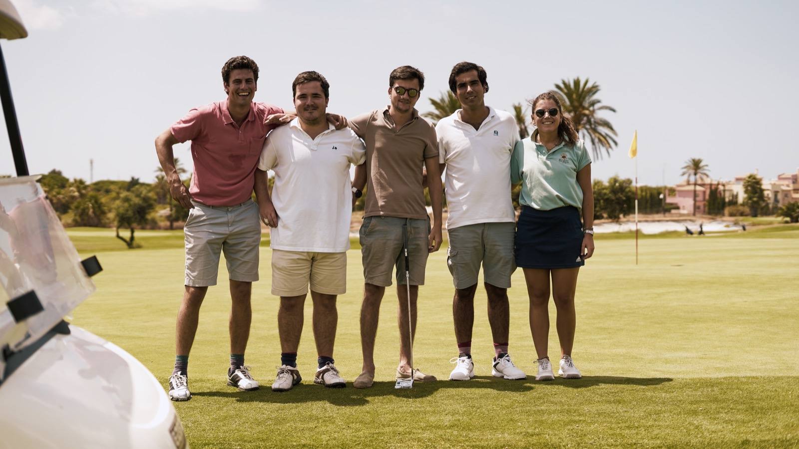 Pelayo Narváez, Álvaro Cuvillo, Pelayo Lasso de La Vega y Elena Ybarra. 