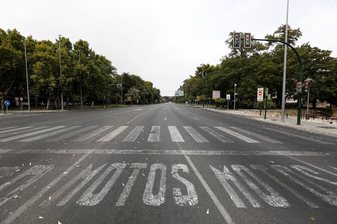 En imágenes, Córdoba desierta en plena ola de calor