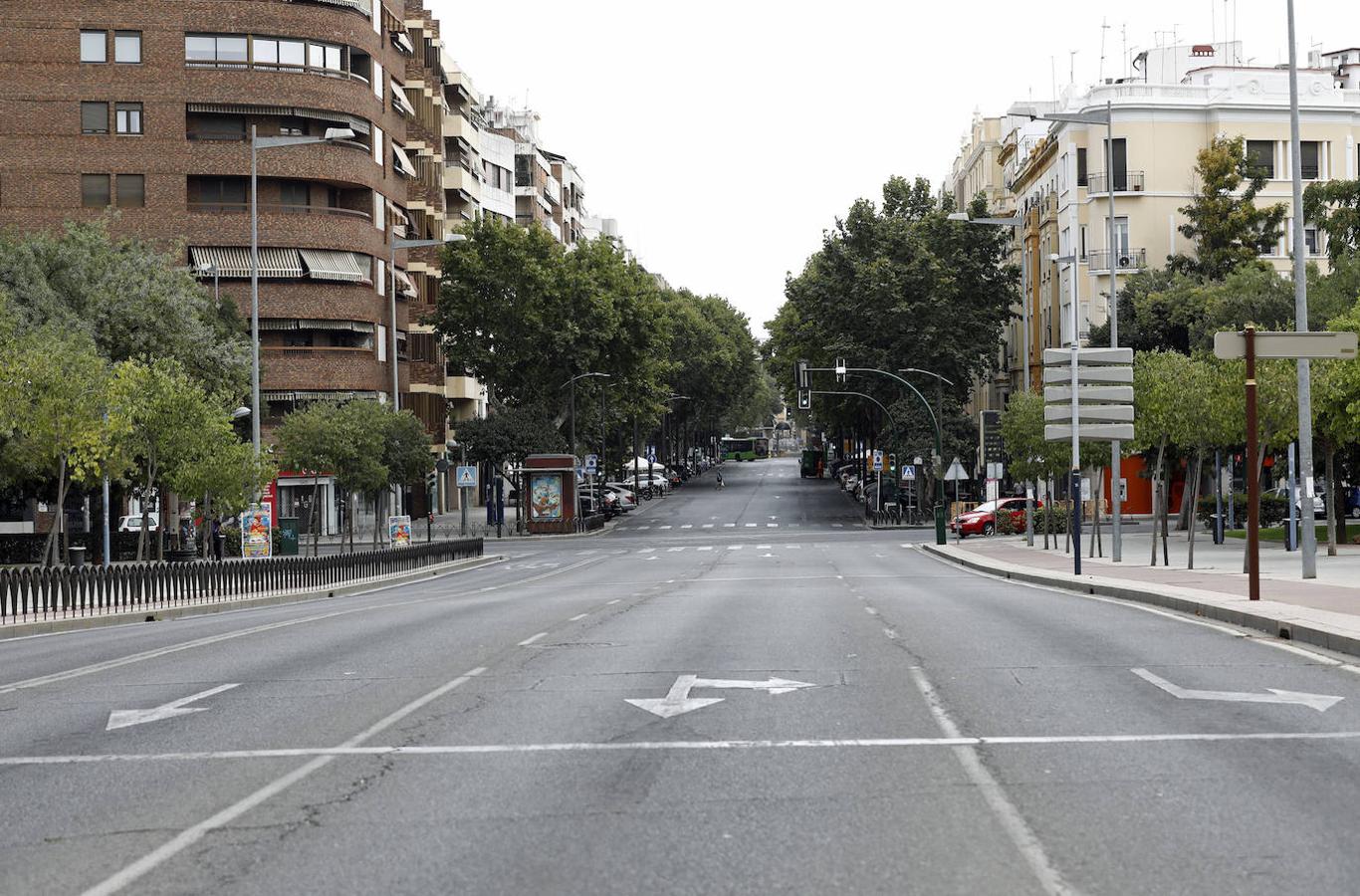 En imágenes, Córdoba desierta en plena ola de calor