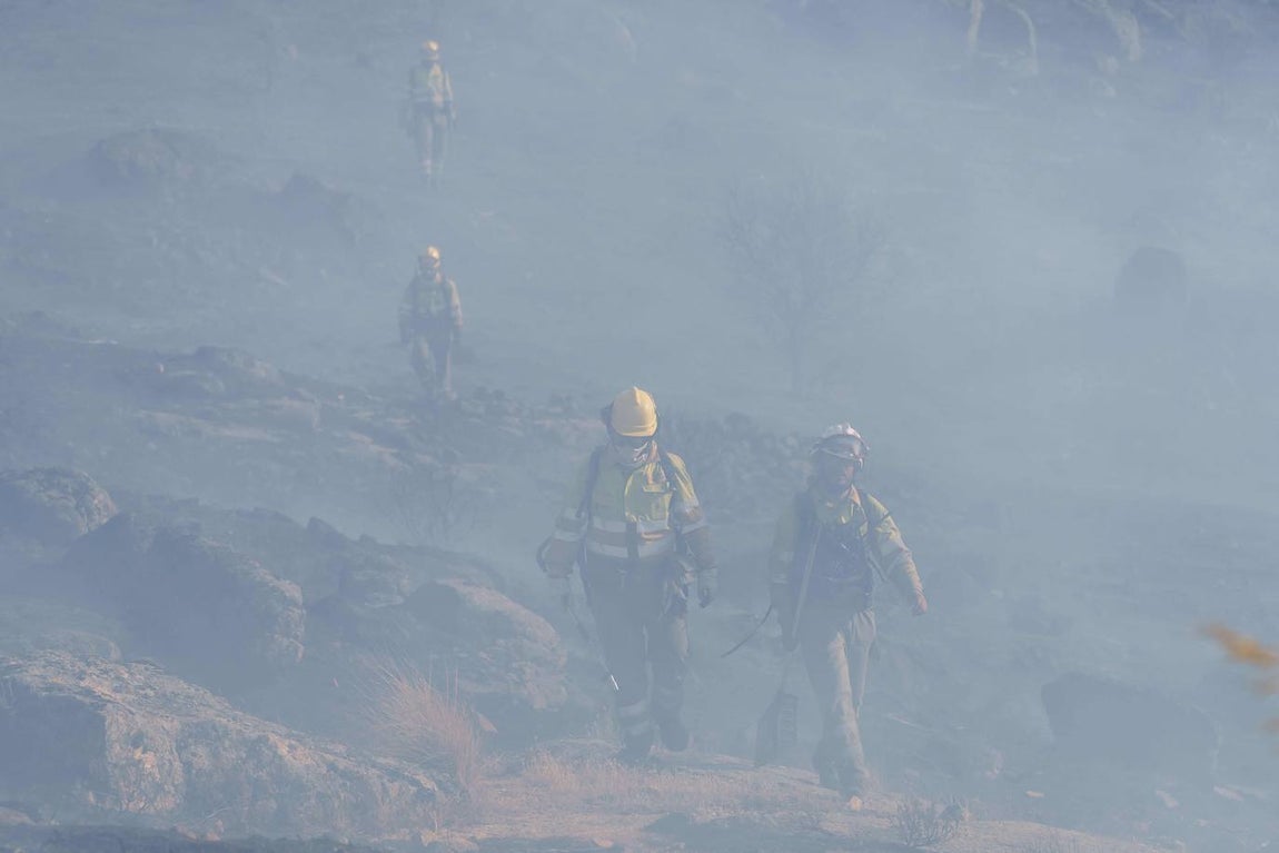 Preocupa la evolución que pueda tener en la cara sur, debido a que, si sigue avanzando sin control, pudiera afectar en un futuro a los pueblos situados en dicha dirección. 