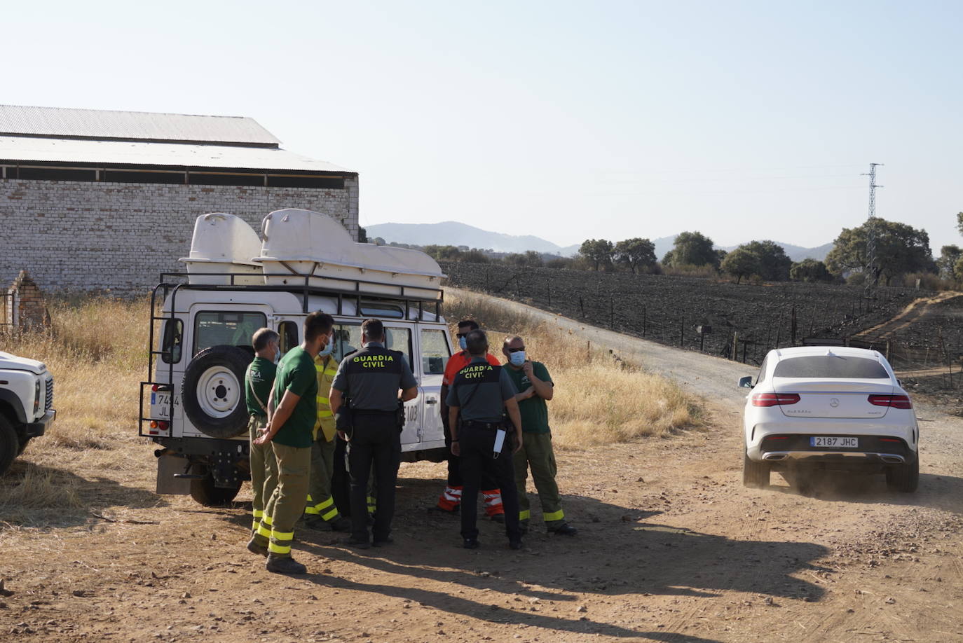 El incendio forestal de Alcaracejos, en imágenes