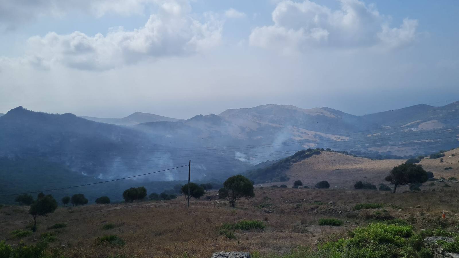 Fotos: El incendio de Tarifa se reactiva a causa del viento