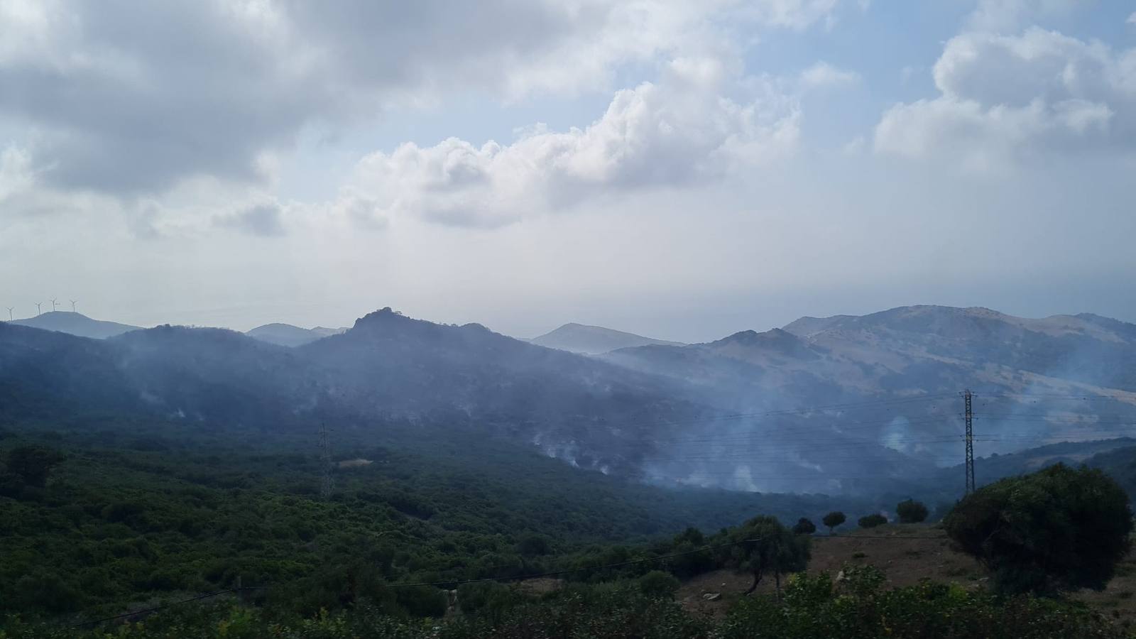 Fotos: El incendio de Tarifa se reactiva a causa del viento