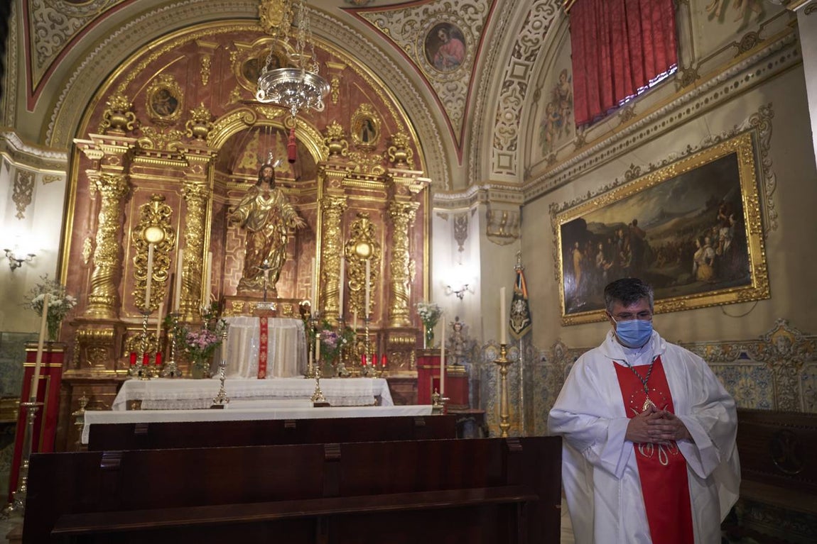 La eucaristía del Rocío Chico, en imágenes