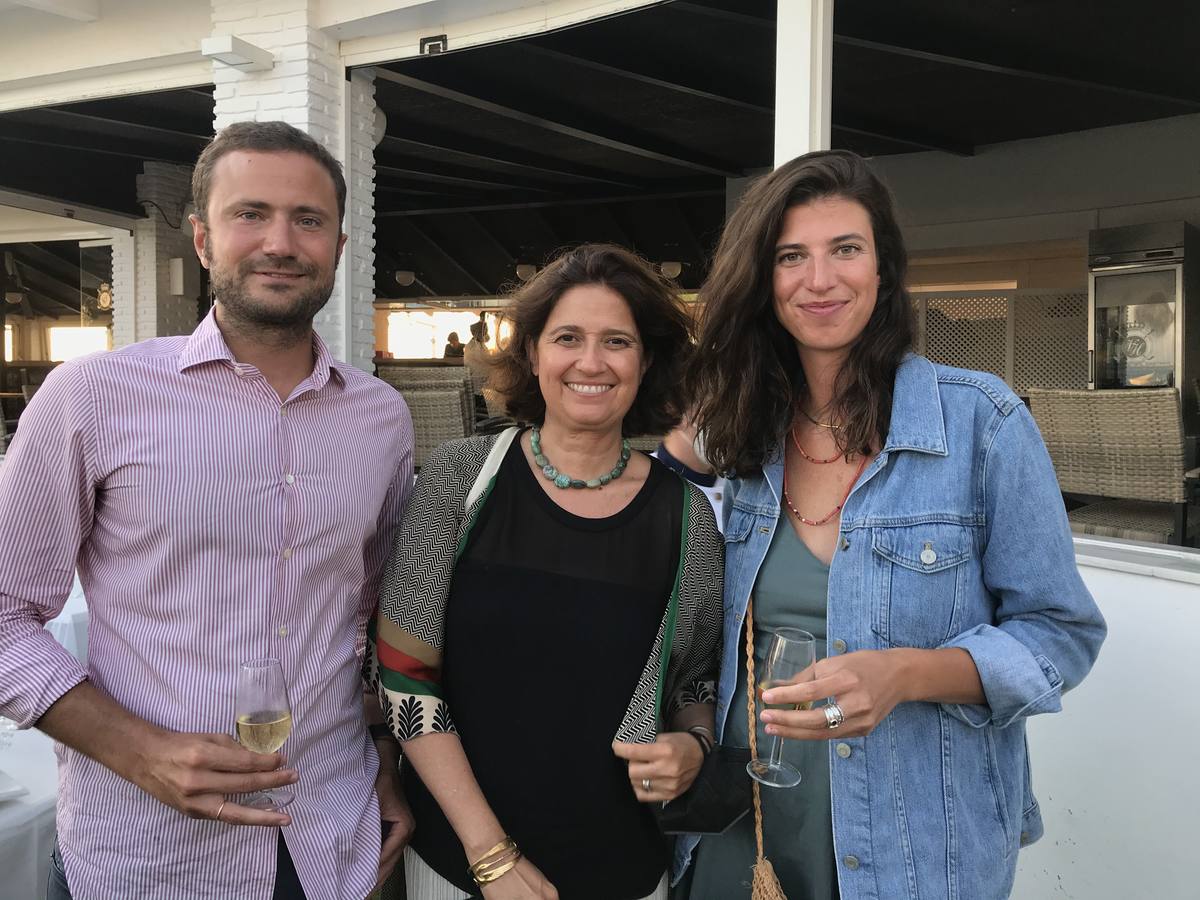 Alfonso Eraso, Carmen Alemán y Gabriela Guerrero.. 