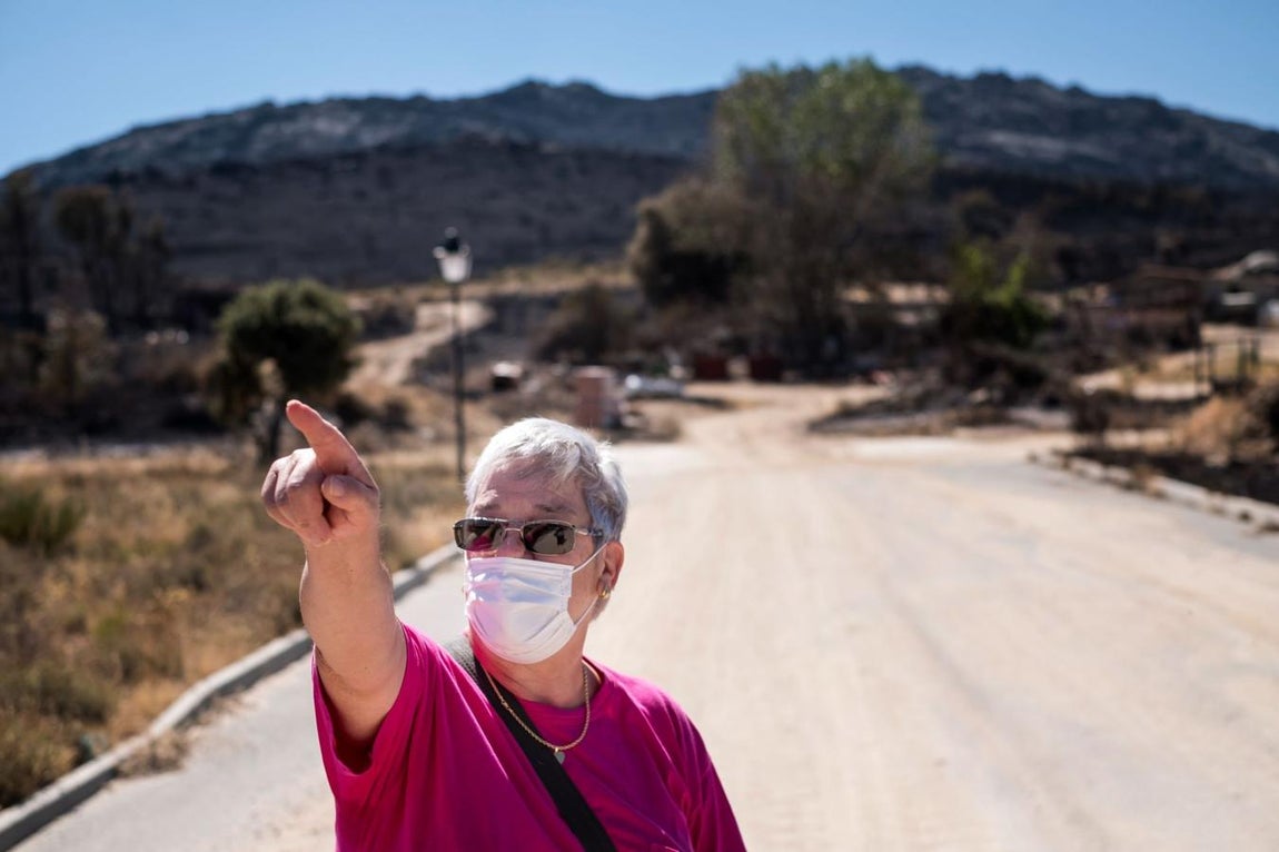 La vecina Trini Gutiérrez, en Sotalbo