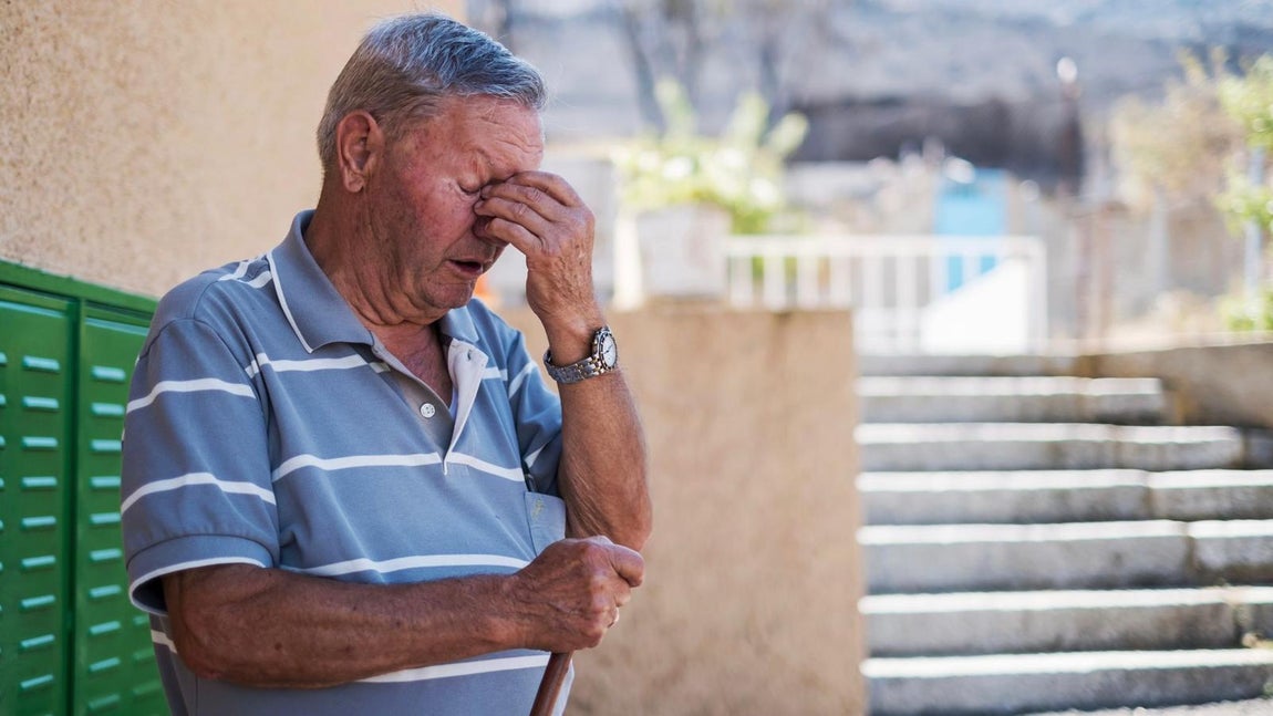 El concejal Antonio Jiménez, en Sotalbo