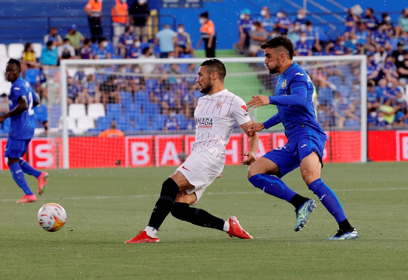 Partido ﻿entre el Getafe y El Sevilla disputado en el Coliseum Alfonso Pérez