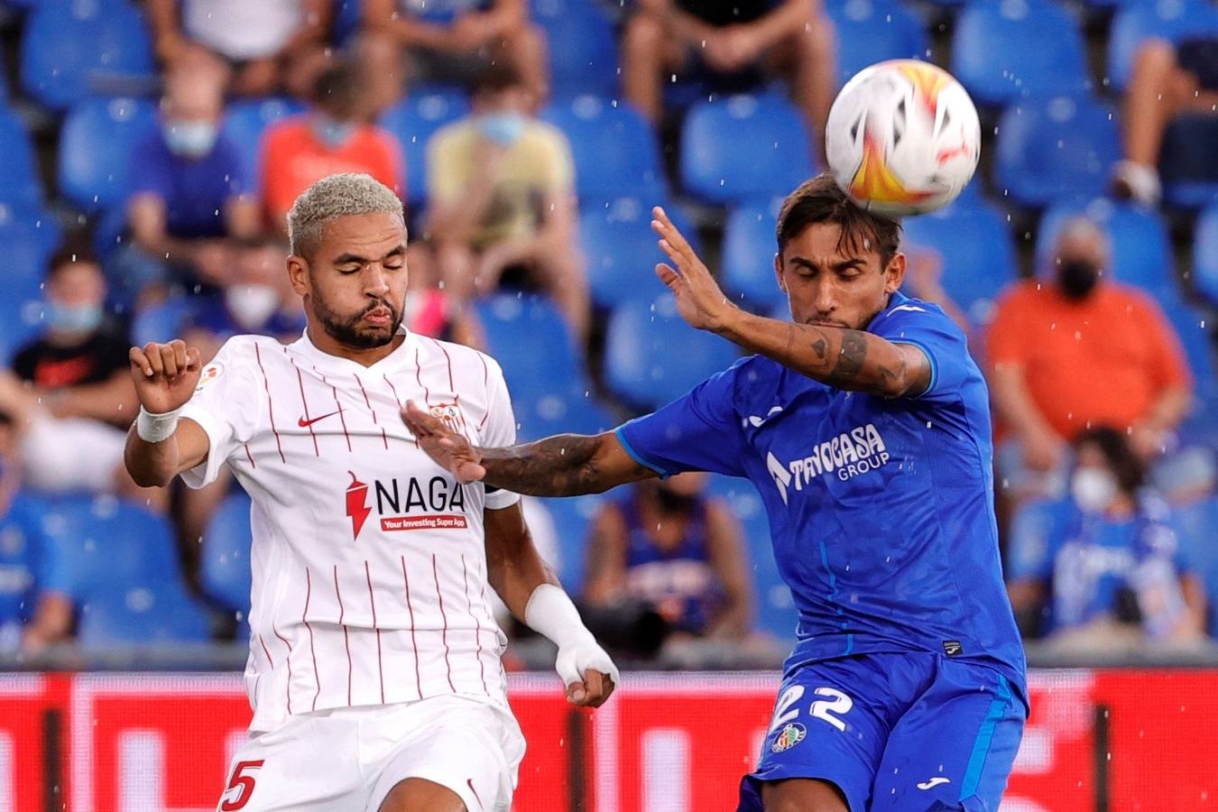 Partido ﻿entre el Getafe y El Sevilla disputado en el Coliseum Alfonso Pérez