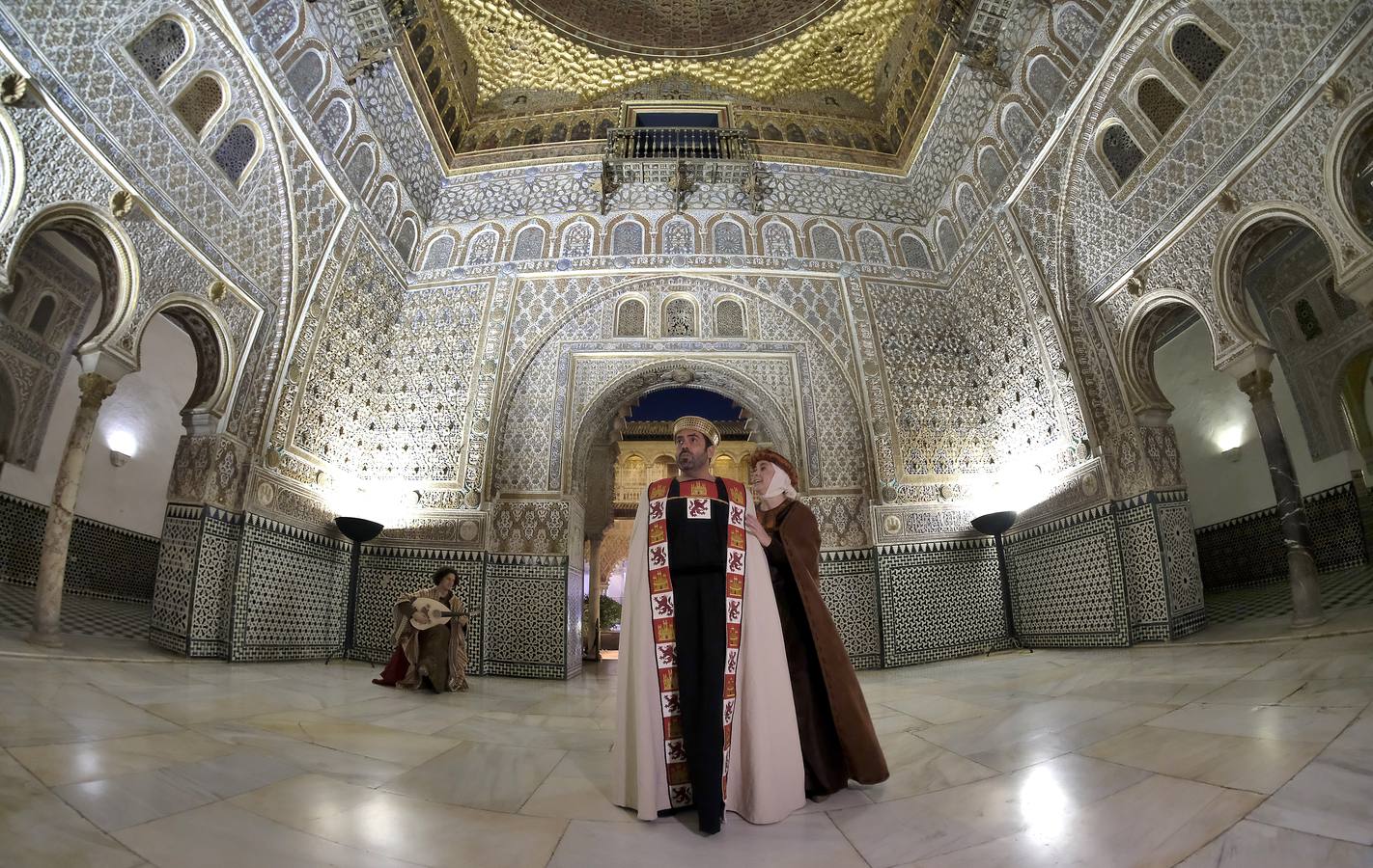 La figura de Alfonso el Sabio, a escena en el Alcázar