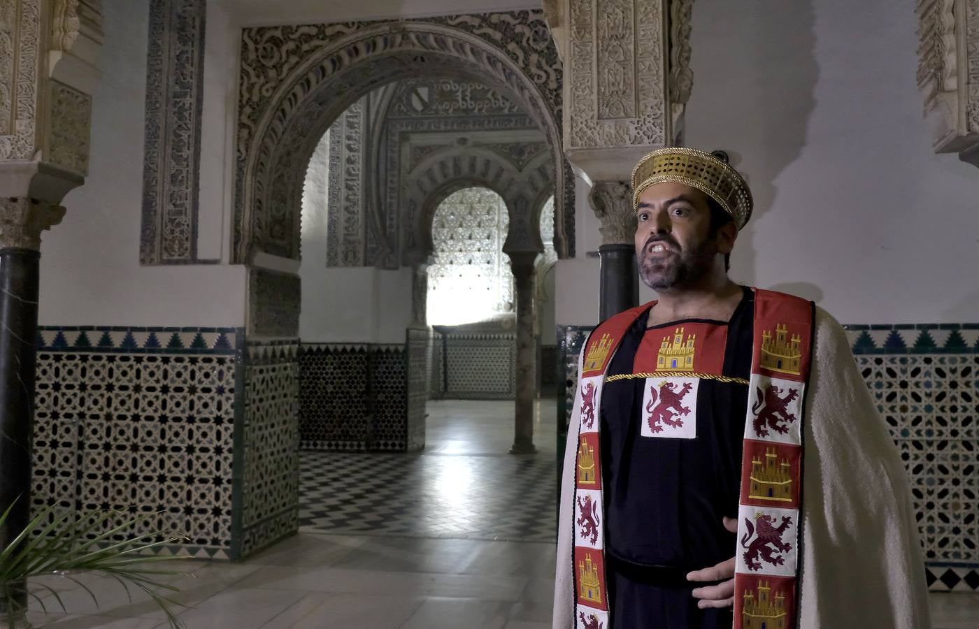 La figura de Alfonso el Sabio, a escena en el Alcázar