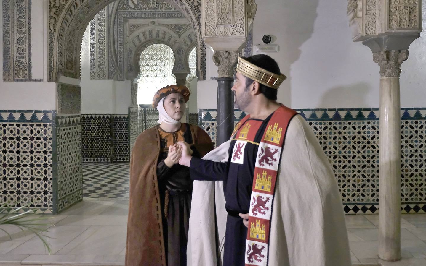 La figura de Alfonso el Sabio, a escena en el Alcázar