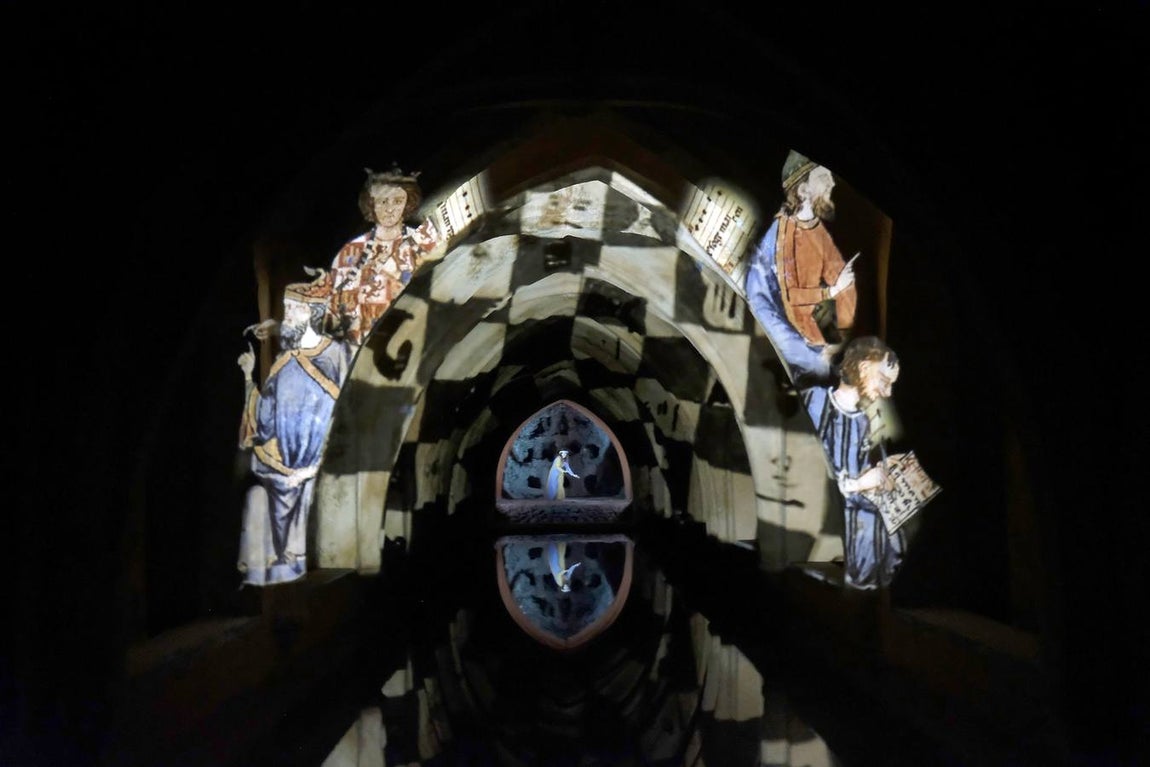 La figura de Alfonso el Sabio, a escena en el Alcázar