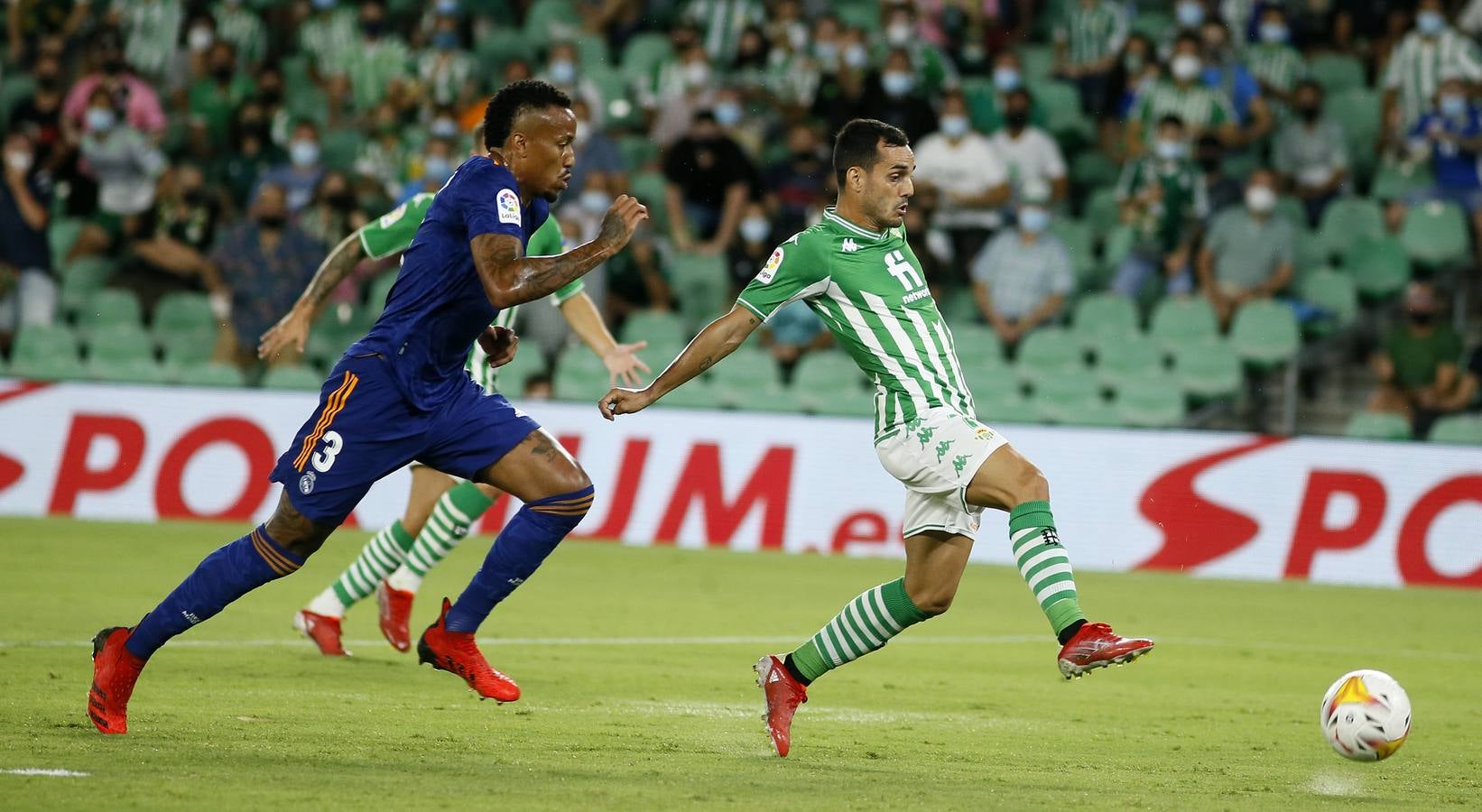 Partido entre el Real Betis y el Real Madrid disputado en el Benito Villamarín