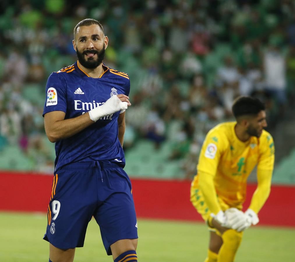 Partido entre el Real Betis y el Real Madrid disputado en el Benito Villamarín