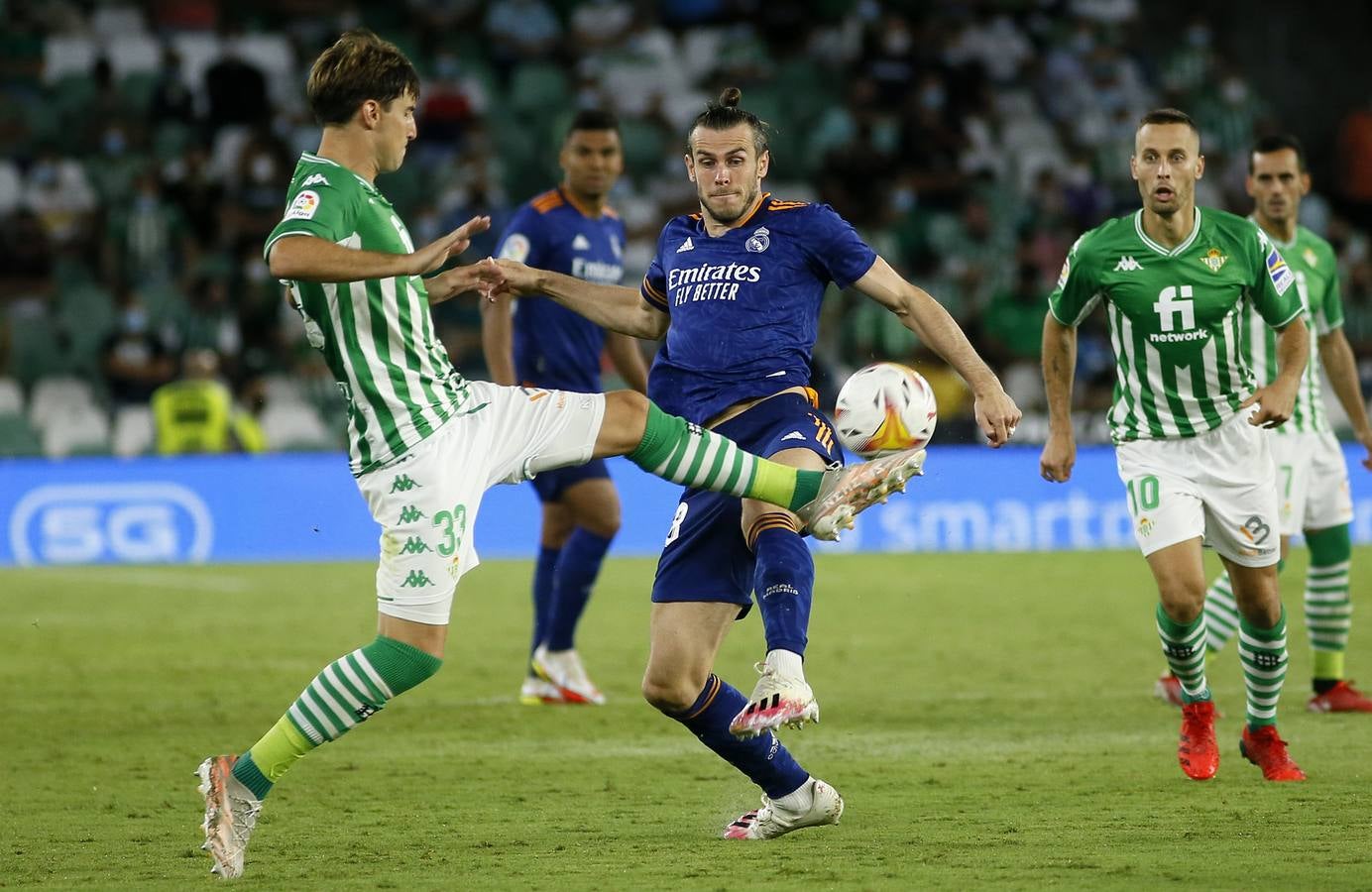 Partido entre el Real Betis y el Real Madrid disputado en el Benito Villamarín