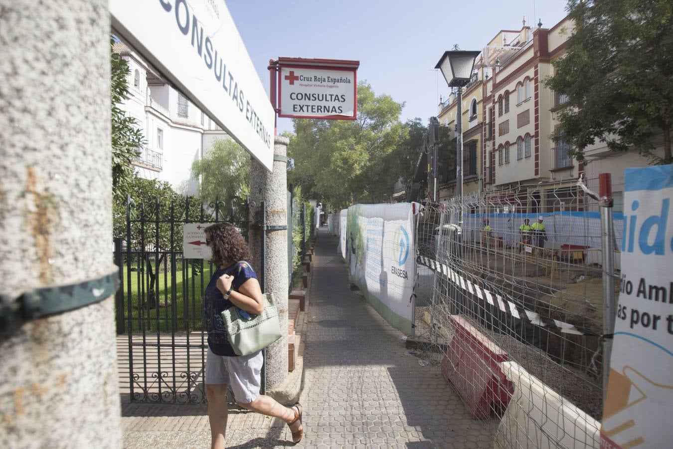 Obras en la avenida de la Cruz Roja y Torneo que se encontrarán los sevillanos a la vuelta de las vacaciones