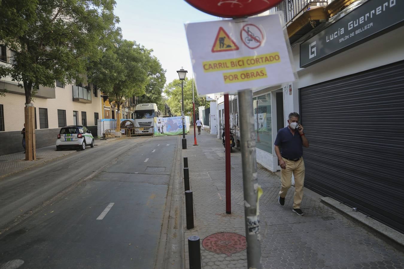 Obras en la avenida de la Cruz Roja y Torneo que se encontrarán los sevillanos a la vuelta de las vacaciones