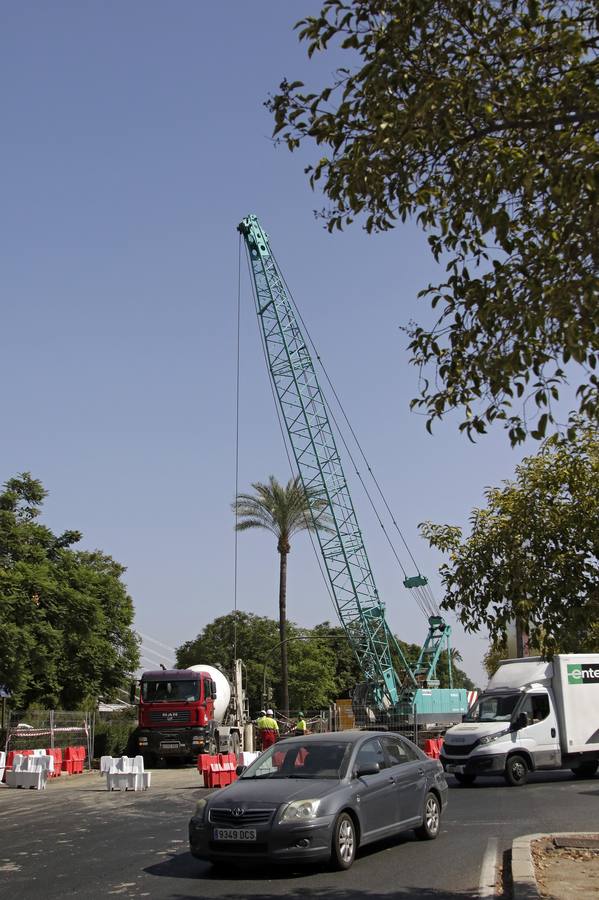 Obras en la avenida de la Cruz Roja y Torneo que se encontrarán los sevillanos a la vuelta de las vacaciones