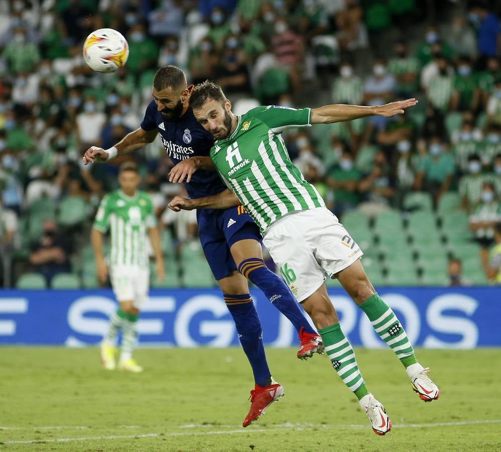 Partido entre el Real Betis y el Real Madrid disputado en el Benito Villamarín