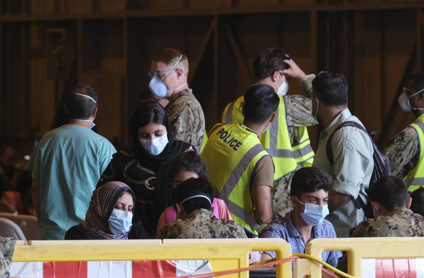 FOTOS: Así viven los refugiados afganos en la Base Naval de Rota