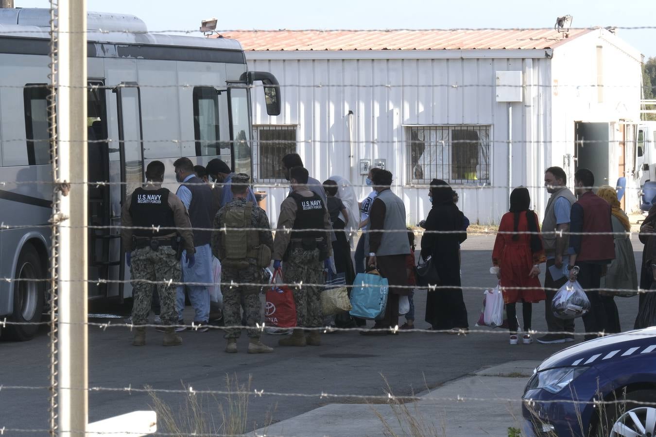 FOTOS: Así viven los refugiados afganos en la Base Naval de Rota