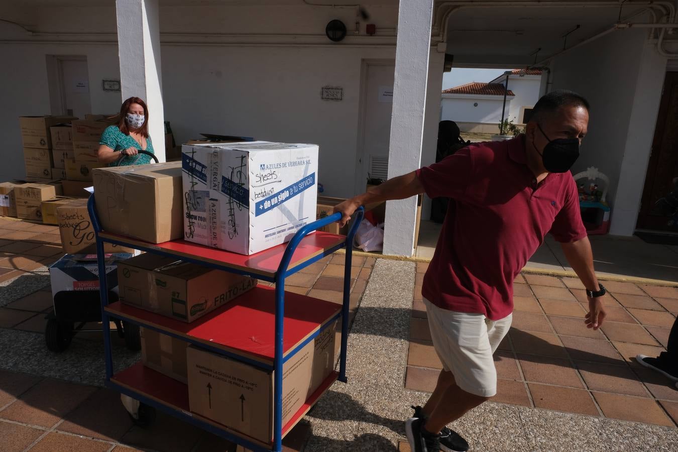 FOTOS: Así viven los refugiados afganos en la Base Naval de Rota