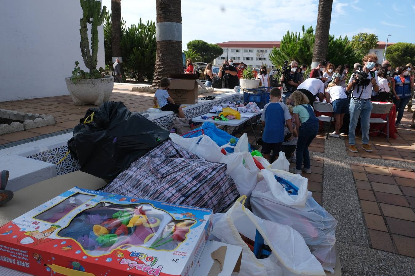 FOTOS: Así viven los refugiados afganos en la Base Naval de Rota