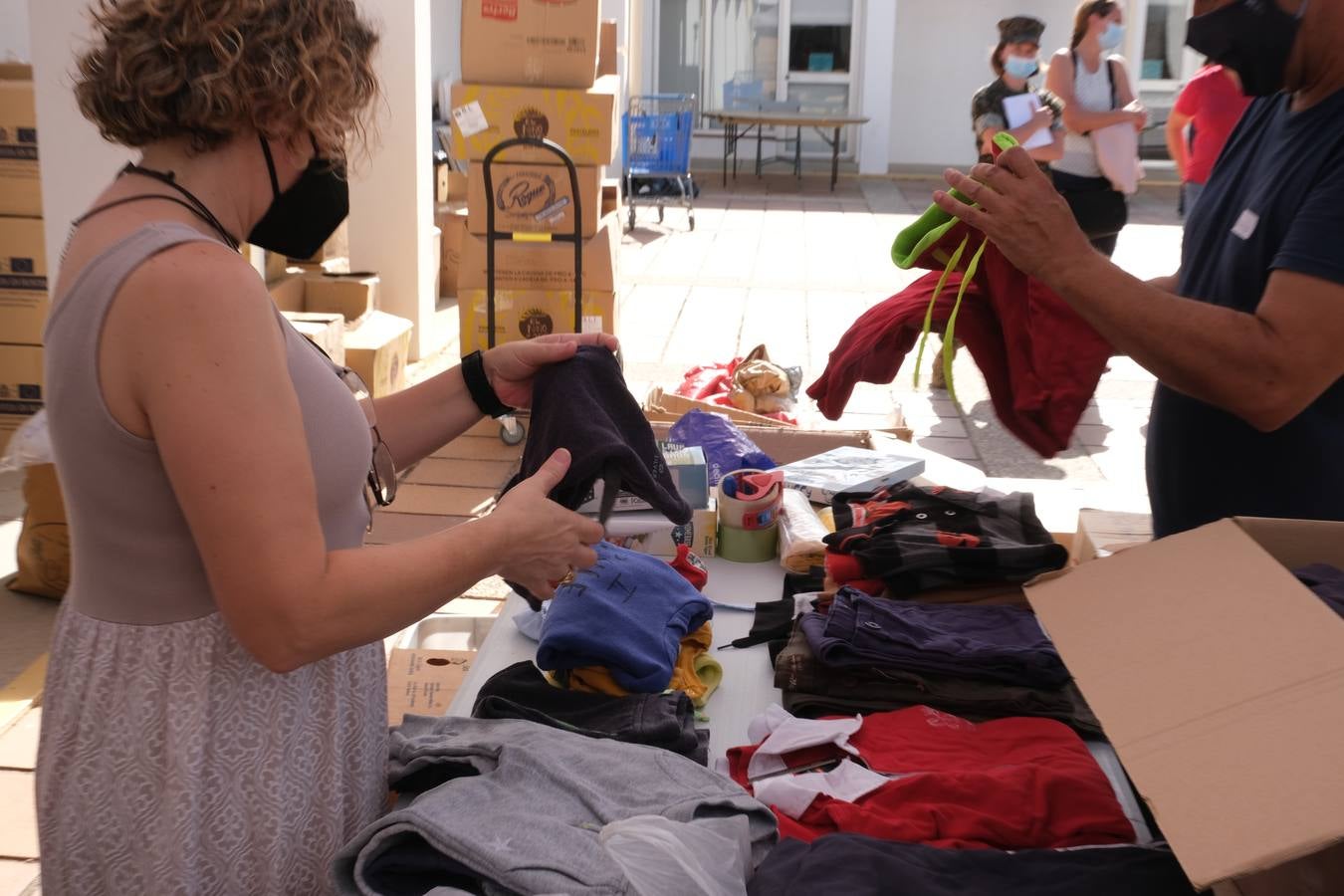 FOTOS: Así viven los refugiados afganos en la Base Naval de Rota