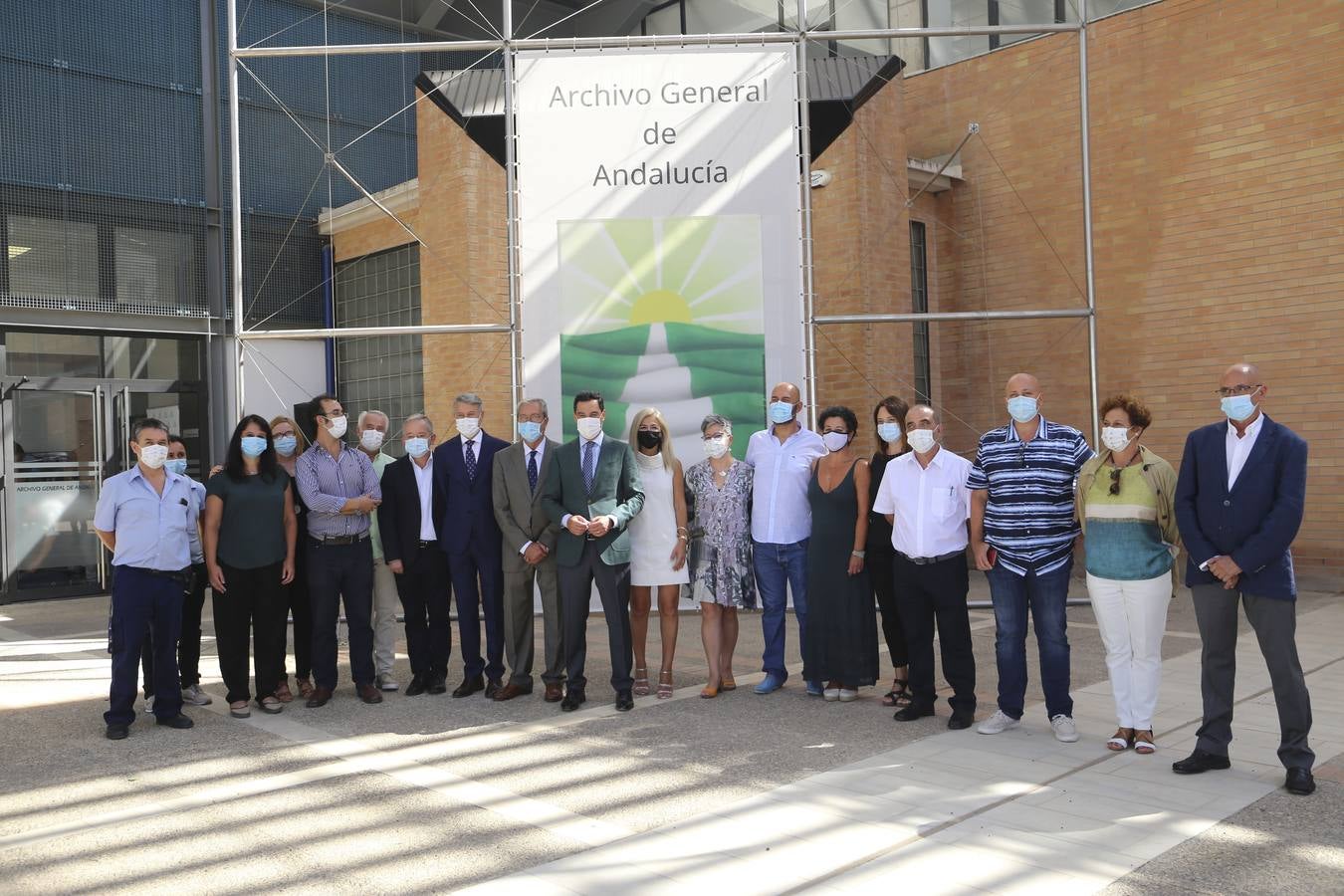 Inauguración del Archivo General de Andalucía en Sevilla