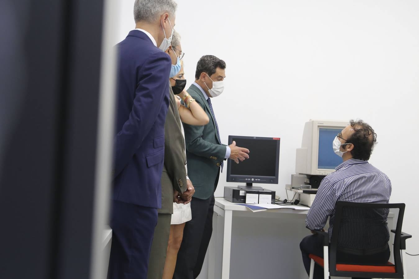 Inauguración del Archivo General de Andalucía en Sevilla