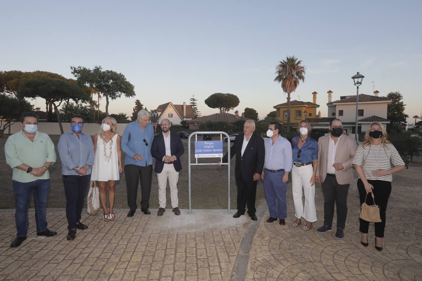 FOTOS: Así ha sido la inauguración del parque Poeta José María Pemán en El Puerto