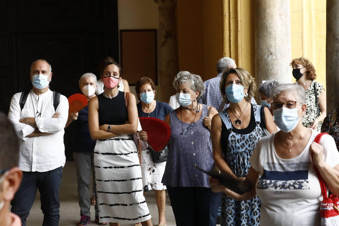 La muestra sobre la trata en El Patio de los Naranjos de Córdoba, en imágenes