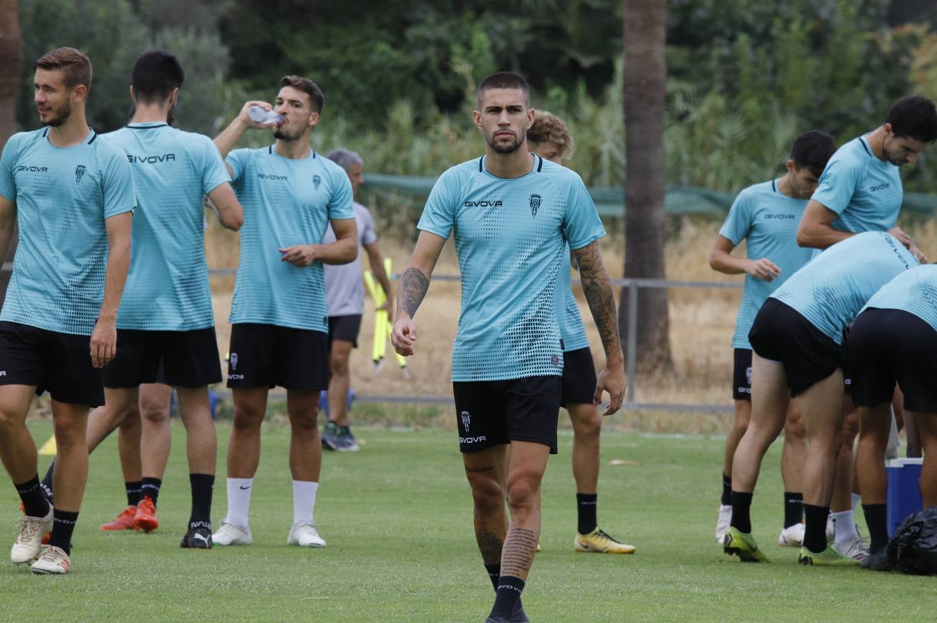 El entrenamiento del Córdoba CF en la festividad de la Virgen de la Fuensanta, en imágenes