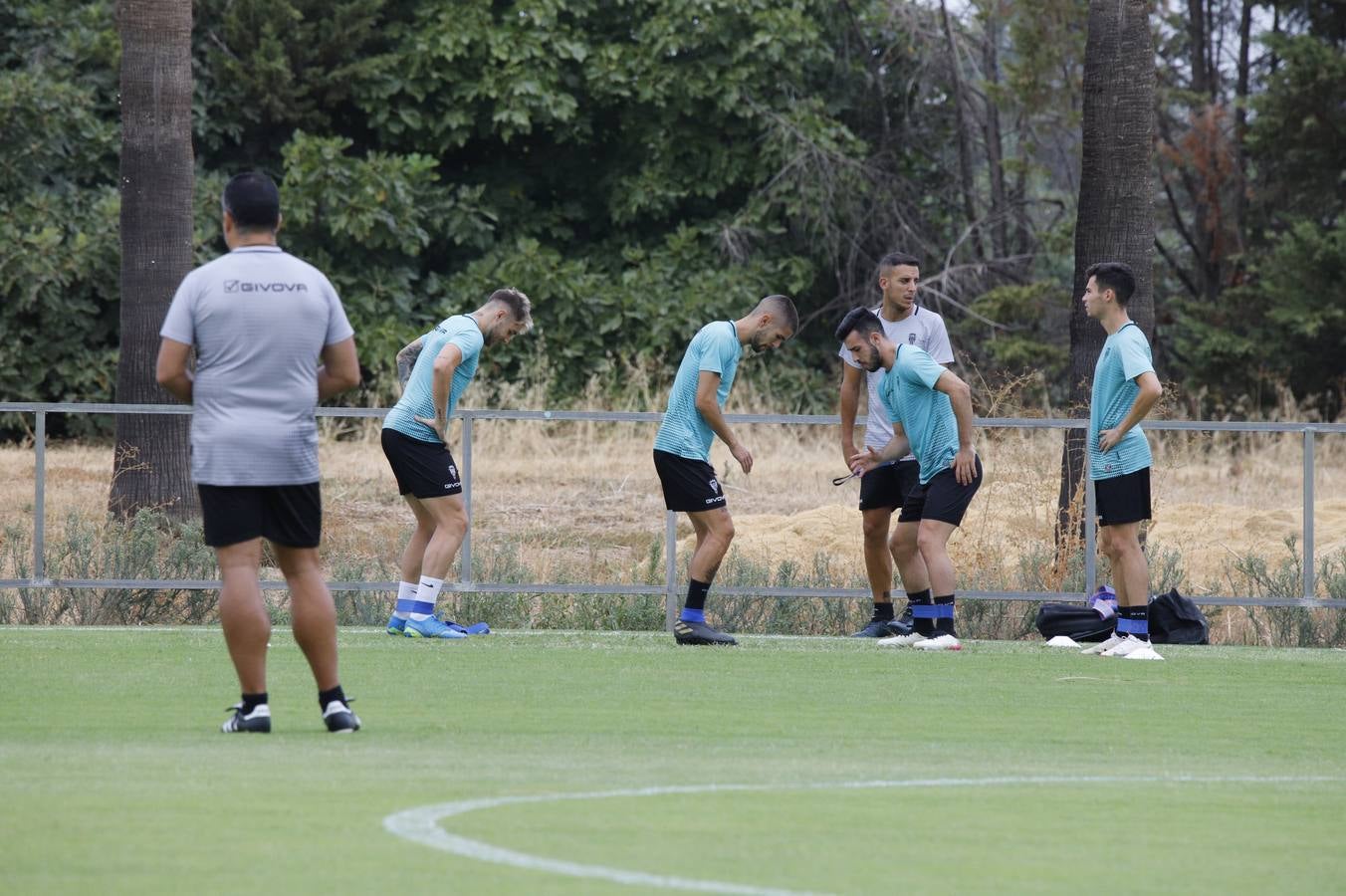 El entrenamiento del Córdoba CF en la festividad de la Virgen de la Fuensanta, en imágenes