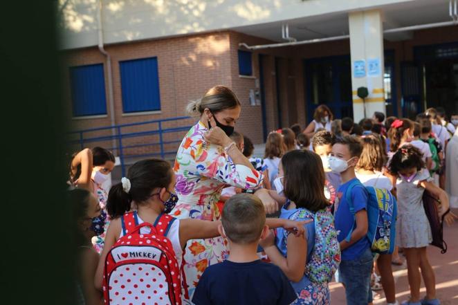 En imágenes, inicio de curso en el colegio Tartessos de Sevilla