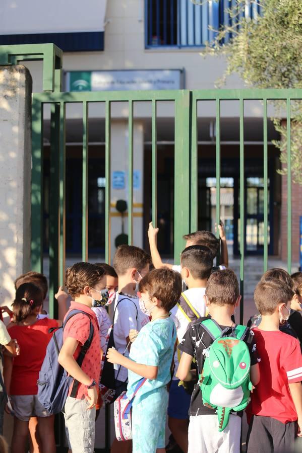 En imágenes, inicio de curso en el colegio Tartessos de Sevilla