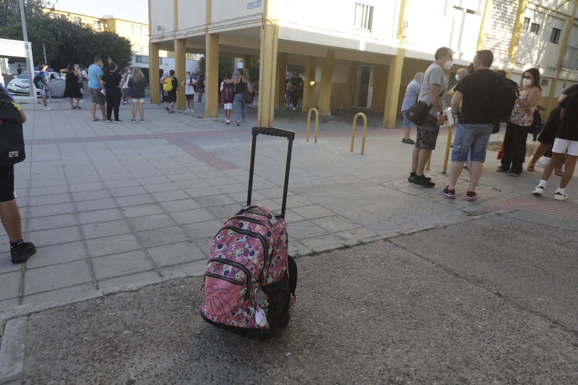 En imágenes: Primer día de colegio en Cádiz