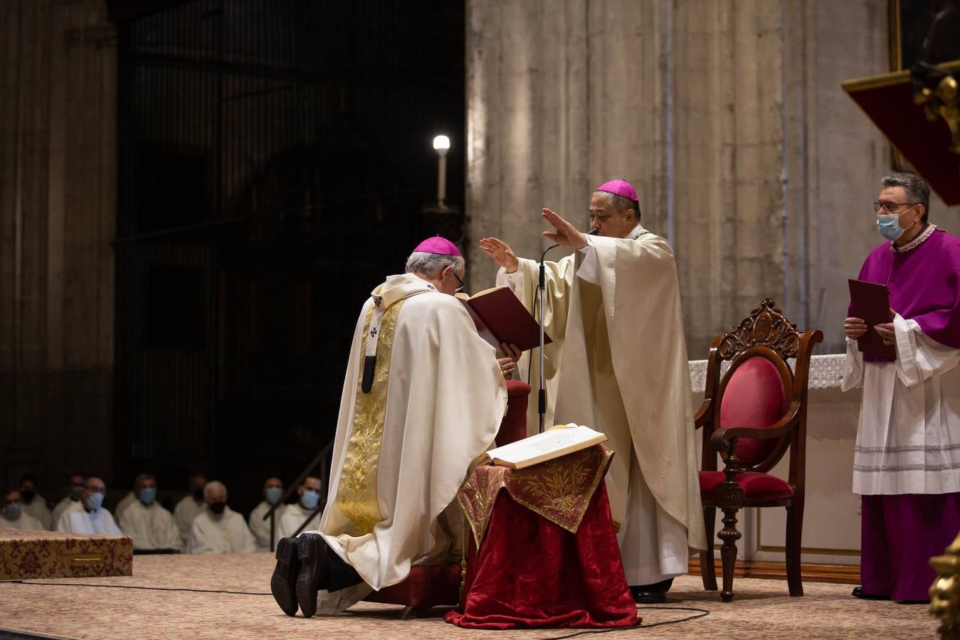 José Ángel Saiz ha dicho que el palio se convierte «en símbolo de nuestro amor a Cristo Buen Pastor, y de que, unidos a Él, debemos amar a todas las personas, en particular a los heridos» y que ser pastores en la Iglesia de Cristo significa justamente «participar en esta tarea, que el palio nos recuerda»