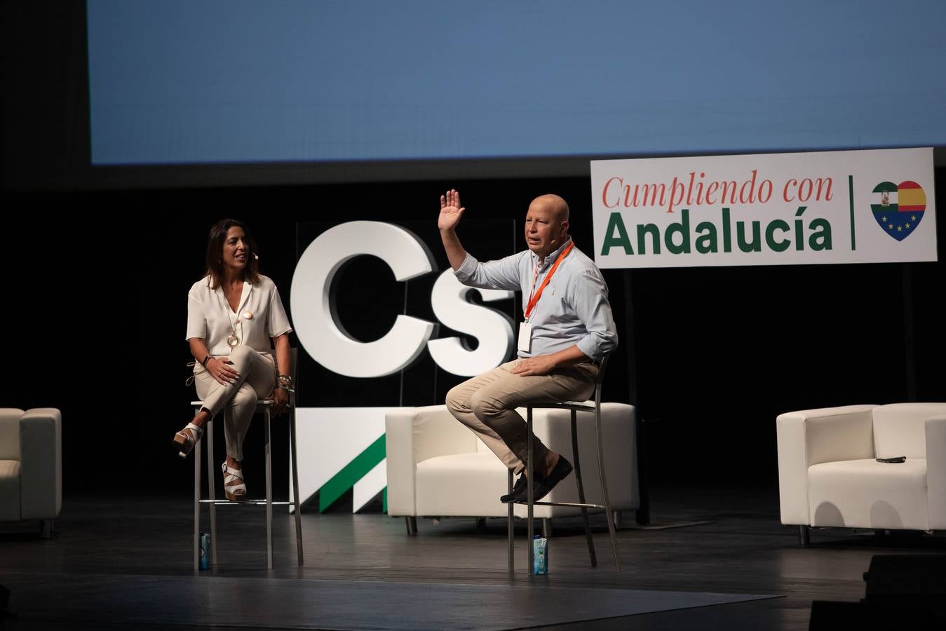 El acto de Ciudadanos tuvo lugar este domingo en el auditorio principal de Fibes