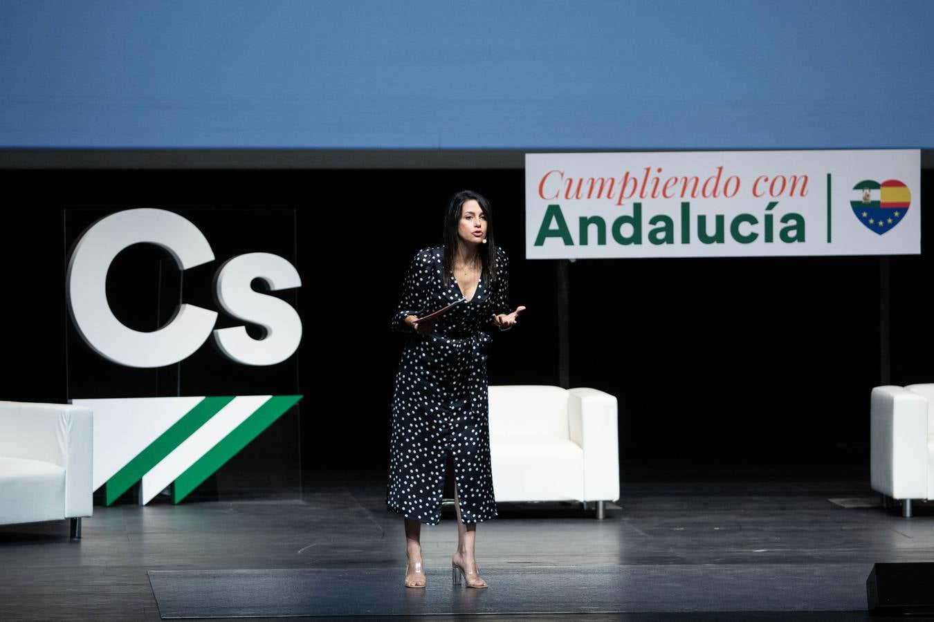 Arrimadas reivindica a Ciudadanos como motor del «milagro andaluz» frente a las encuestas «tristes»